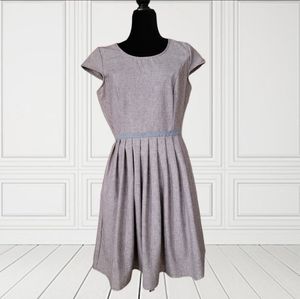 Fleet Collection Dress Retro Linen Blend Sz XL